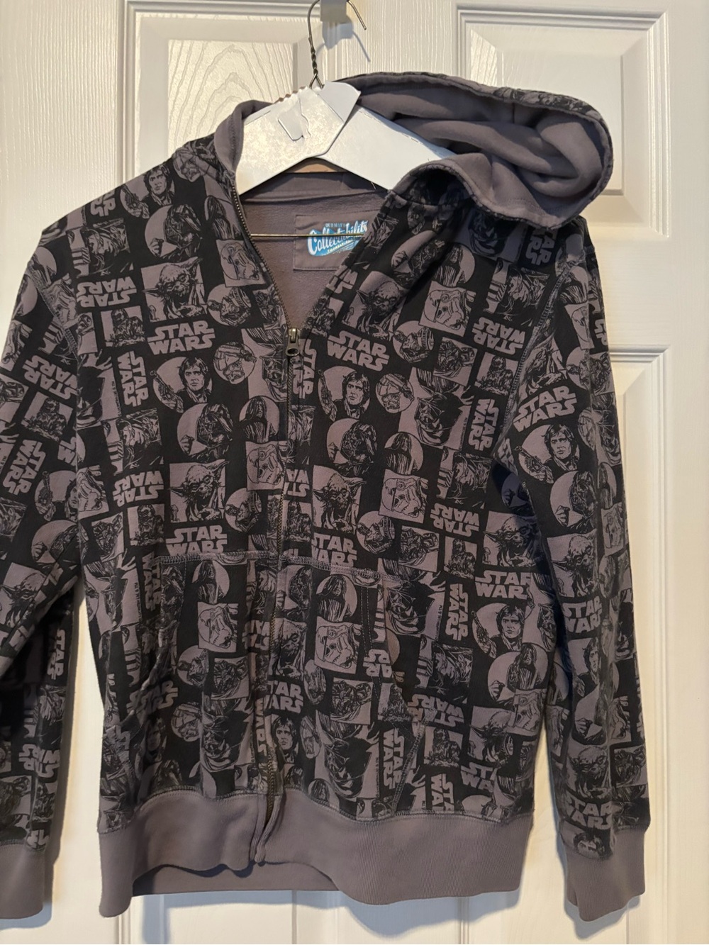 Old Navy Gray and Black Star Wars Kids Zip Hoodie
May the 4th be with you!